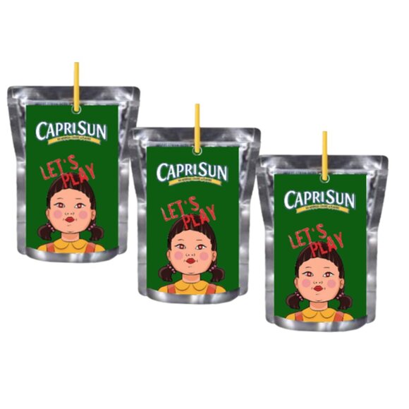 Custom Happy Birthday Juice Pouch labels, Game design, Let's Play Edition, 12pcs - Picture 2 of 4